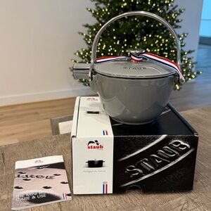 Staub Graphite Cast Iron Tea Kettle